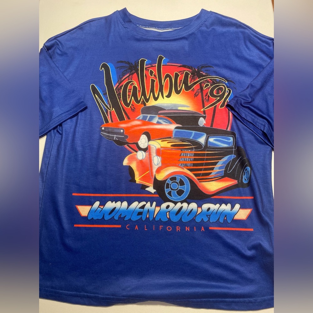 Over size graphic tee